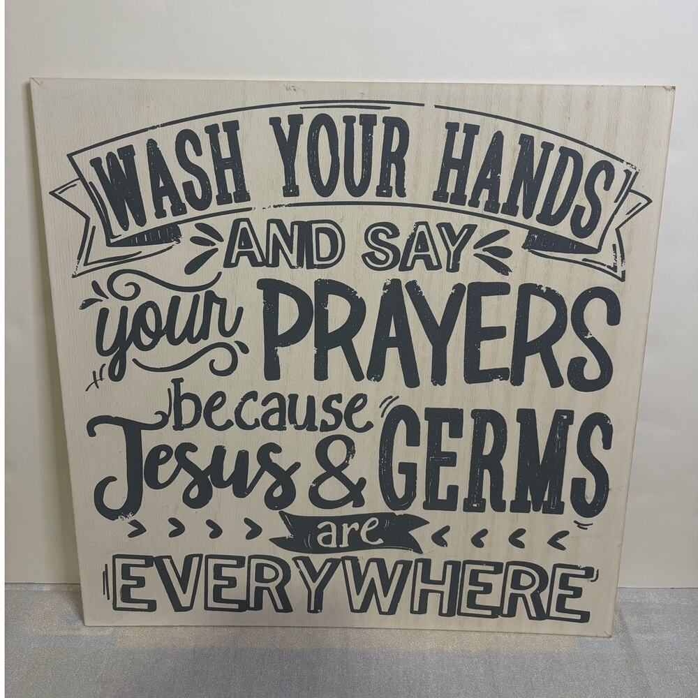 Plaque - Chalkboard-Style Sign for the Bathroom or Kitchen